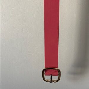 Elegant Pink Belt with Gold Buckle from WHBM; NWOT